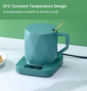 2021 उन्नत प्रौद्योगिकी तेजी से हीटिंग के साथ लगातार तापमान स्मार्ट कॉफी मग गरम कॉफी कप हीटर के लिए उपहार