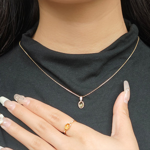 Conjunto <span class=keywords><strong>de</strong></span> flores <span class=keywords><strong>de</strong></span> plantas para mujer diseño OEM Primavera/Verano <span class=keywords><strong>banco</strong></span> <span class=keywords><strong>de</strong></span> <span class=keywords><strong>arena</strong></span> anillo <span class=keywords><strong>de</strong></span> cristal amarillo moda fresca COLLAR COLGANTE conjunto <span class=keywords><strong>de</strong></span> joyería - Product Image 6