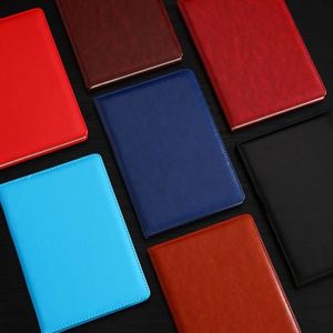 Custom Business Office Supplies Journals Notebooks <b>Gift</b> Wholesale A6 A5 Hardcover Leather Notebook for Students School - Product Image 3