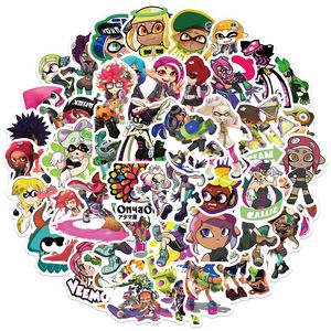 50 Stück <span class=keywords><strong>Splatoon</strong></span> Cartoon PVC Spielkonsolen-Dekorationsaufkleber für Geschenke, Laptop, Zuhause, Wand, Switch, Gaming-Sticker - Product Image 2