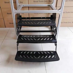 Manual RV Triple paso lateral <span class=keywords><strong>de</strong></span> aluminio plegable paso <span class=keywords><strong>de</strong></span> entrada para Camper remolque caravana <span class=keywords><strong>furgonetas</strong></span> - Product Image 3