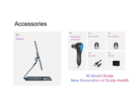 Professional AI Hair Scalp Analyzer Machine 50X 200X Scalp Analysis Device Hair Follicle Detector Trichoscope for Salon Spa