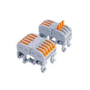 Borniers Yaosheng de type rail DIN 2 entrées 8 sorties, 2 entrées 4 sorties, ignifuges pour alimentation électrique - Product Image 1