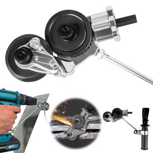 Wholesale Electric <strong>Drill</strong> Shears Plate Cutter DIY <strong>Metal</strong> Nibbler <strong>Drill</strong> <strong>Attachment</strong> with Adapter for Steel Copper Aluminum Sheet <strong>Cut</strong> - Product Image 1