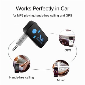 Adaptador OEM X6, receptor de diente azul, Kit auxiliar de diente azul para coche, compatible con tarjeta TF, A2DP, Audio estéreo, receptor manos libres BT de 3,5mm - Product Image 4