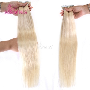 Extensiones de Cabello Remy Chino 100% al por Mayor, Mini Cinta Adhesiva, Cutícula Alineada, Doble Trama, Sin Caída, Color Claro, Cabello Liso Natural - Product Image 6