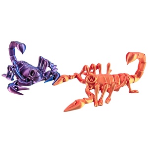 Figura de Escorpión Articulada Impresa en 3D, Ensamblaje Personalizado, Juguete Antiestrés, Educativo, Decoración de Oficina, Alta Calidad - Product Image 1