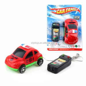 Dessin animé enfants en plastique fil contrôle pas cher voiture jouets ligne contrôle Mini voiture de <span class=keywords><strong>police</strong></span> <span class=keywords><strong>jouet</strong></span> - Product Image 2