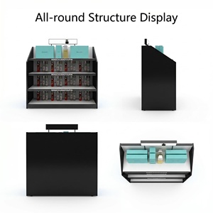 Étagère de présentation cosmétique en bois avec rangement intégré pour les petites et moyennes boutiques de beauté - Product Image 5