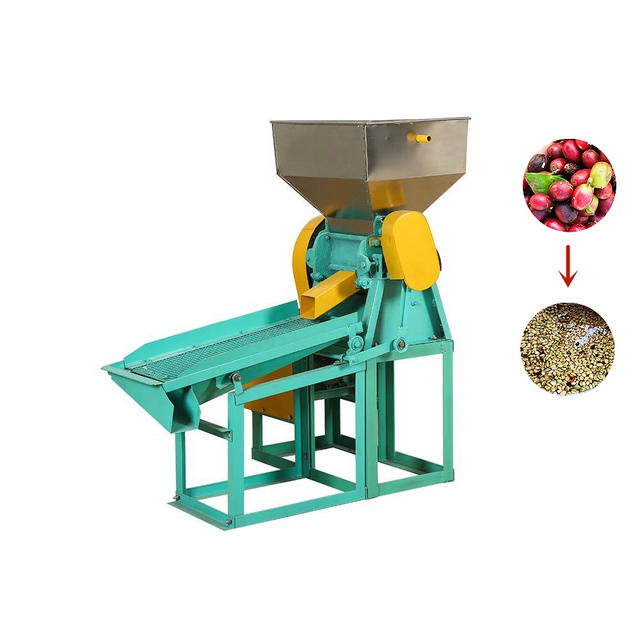 Fresh Coffee Fruit Coffee Bean Processing Machine / Fresh Coffee Bean Pulping Shelling Peeling Pulper Machine
