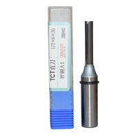 Mata Bor Router Kayu Tideway Industries 1/4 & 1/2 Inch Shank Straight End Grade 1/4 2 Flutes TCT Milling Cutter