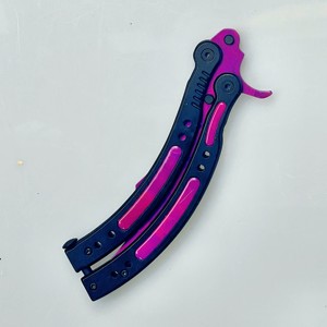 Cuchillo Plegable Tipo Mariposa de la Serie <span class=keywords><strong>CSGO</strong></span>, Práctico y Seguro, para Caza, Entrenamiento y Actividades al Aire Libre, Venta Directa de Fábrica al Por Mayor - Product Image 2