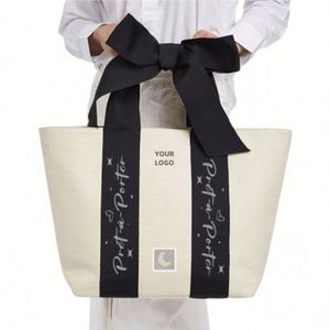 High Quality Durable Eco-friendly Fashion <b>Small</b> Medium Girl Gift Bow Hobo Casual Cute Teenage Ladies Outdoor Travel <b>Shopping</b> Bag - Product Image 3