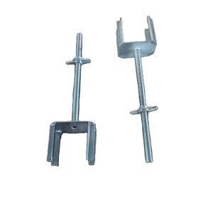 Plaque de base de sol réglable pivotante pour échafaudage, tube Q235 - Product Image 2