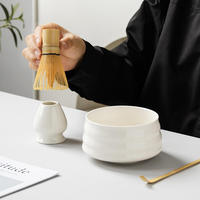 Ensembles de thé et café, accessoires, ensemble de thé matcha de qualité cérémonielle, fouet à matcha en bambou, bol à matcha en céramique, kit d'outils pour la préparation du matcha