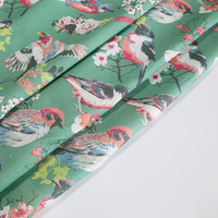 Tissu en coton tissé pour vêtements, respirant et résistant, impression numérique personnalisée, livraison directe d'usine, MOQ 1 mètre