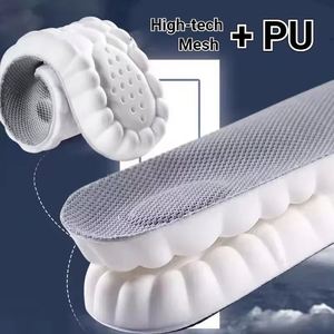 4D Shock Absorption Sports <b>Insoles</b> Soft Breathable Deodorant High-elastic Running Shoe Pad Children's Shoes and Accessories - Product Image 6