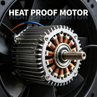Ventilateur axial résistant aux hautes températures 380V pour four industriel, chaudière, ventilation d'échappement