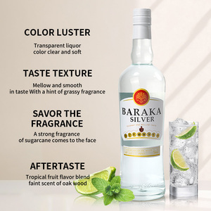 Rum Blanco BARAKA al por Mayor OEM, 700 ml, 40% ABV, Directo <span class=keywords><strong>de</strong></span> la Fábrica <span class=keywords><strong>de</strong></span> Shandong, China, a Clientes B2B - Product Image 2