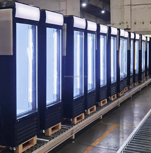 Réfrigérateur à bière électrique avec <span class=keywords><strong>porte</strong></span> en verre verticale, affichage de la lumière LED, compresseur frais, pour la maison ou le bar - Product Image 2