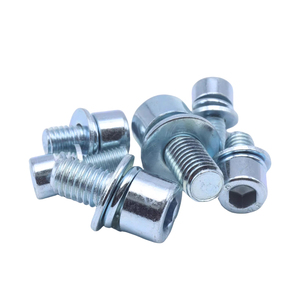 <b>Galvanized</b> Hex Socket Head Cap <b>Screws</b> Grade 8.8 Cylindrical Head with Washer M3 M4 M5 M6 M8 M10 - Product Image 1