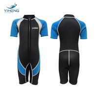 Combinaison de plongée en néoprène pour enfant, 3 mm, avec fermeture éclair sur la poitrine, respirante, imperméable, avec logo personnalisé imprimé, pour la plongée, le surf et la natation en été