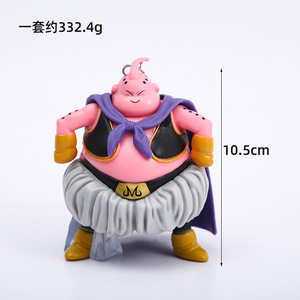 8 unids/set 8CM dragón Majin <span class=keywords><strong>Buu</strong></span> bola dibujos animados Anime PVC figura llavero recoger DBZ japonés De figura - Product Image 4