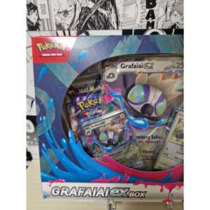 Boîte de jeu de cartes Grafaiai EX pour Pokémon TCG en papier - Product Image 1