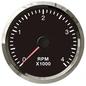 Tacómetro de barco marino, medidor de hora, tacómetro de Rpm, 4000rpm, 8000rpm