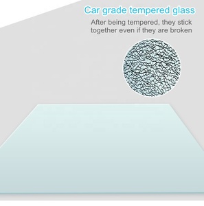 Xushan supporto a forma di S regolabile in altezza 90*120cm magnete Mobile porta bordo bianco 4mm di spessore vetro temperato cancellabile personalizzabile - Product Image 3