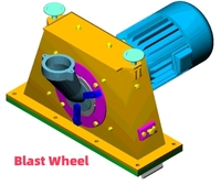 Mesin Shot Blasting Tipe Hook Q37 dengan Kontrol PLC dan Motor Otomatis untuk Penghilangan Karat pada Cetakan, Tempa, dan Bagian yang Dilas