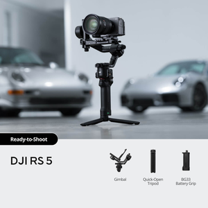 RS 5 Camera <b>Stabilizer</b> Gimbal with Handheld Support for Travel Filming and Studio Video Production Use - Product Image 2