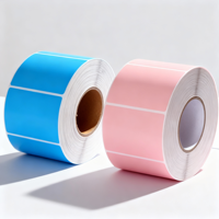 Étiquettes adhésives colorées résistantes à l'humidité Zexu CT2 pour imprimantes Citizen et emballages de produits surgelés de forme irrégulière