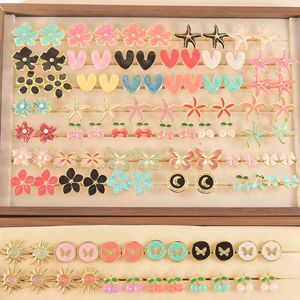 <span class=keywords><strong>Lot</strong></span> <span class=keywords><strong>de</strong></span> bagues en émail style mixte papillon et étoile <span class=keywords><strong>de</strong></span> mer, vente en gros, bijoux fantaisie en <span class=keywords><strong>acier</strong></span> <span class=keywords><strong>inoxydable</strong></span> pour femmes - Product Image 1