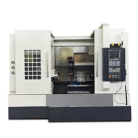 Tour CNC à lit incliné horizontal de haute qualité et robuste, modèle TCK63, simple, haute précision pour centre d'usinage