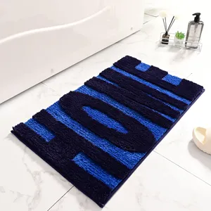 YFL fabrika toptan banyo paspas süper emici özel mikrofiber banyo paspas kaymaz banyo paspas paspaslar ve kilim