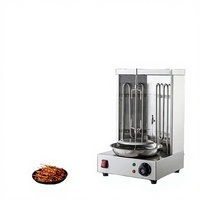 Four à barbecue électrique commercial personnalisé, grill à viande rotatif, garantie pour le Moyen-Orient, machine à shawarma turque