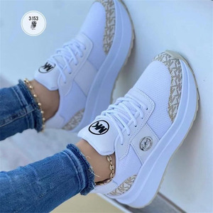 <span class=keywords><strong>Scarpe</strong></span> Casual da <span class=keywords><strong>Donna</strong></span> Nuove Sneakers con Zeppa e Piattaforma in Rete Grande per Esterni Modello QS112A163 - Product Image 4