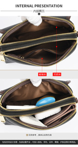 Sacs à main tendance en cuir PU pour femmes, sacs à bandoulière de luxe de créateur pour dames, sacs messager à porter sous le bras ou en bandoulière pour femme - Product Image 6
