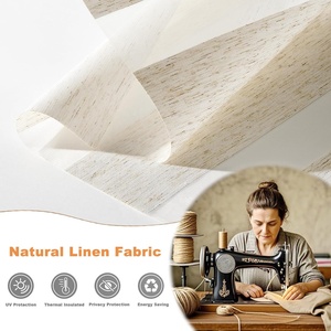 Persianas Zebra Inalámbricas para Ventanas, Filtro de Luz para Privacidad, Persianas de Doble Capa para Día y Noche, Persianas Enrollables para Dormitorio - Product Image 2