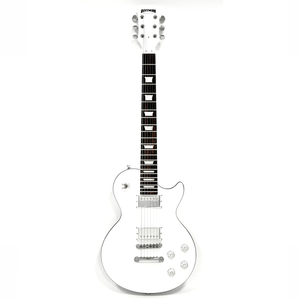 Guitare électrique de style <span class=keywords><strong>Les</strong></span> <span class=keywords><strong>Paul</strong></span>, édition limitée Pure Ice, finition blanche brillante, Eastern Music Hardluck Kings BOSSMAN - Product Image 1