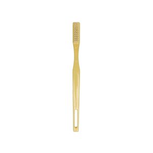 Brosse à dents de luxe en argent et or, haute qualité, poils ultra doux, design élégant pour des soins bucco-dentaires délicats, utilisation à domicile, idéale pour les voyages - Product Image 5