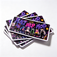 Carte cadeau TOG personnalisée TEDDY pour voyages en plein air, en vinyle, résistante aux UV, avec logo holographique, collection Anime