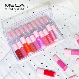 Kit de rouge à lèvres liquide mat, Logo personnalisé, brillant multicolore, antiadhésif, coffret cadeau, pour filles et femmes, maquillage, coffret, 6 pièces - Product Image 1