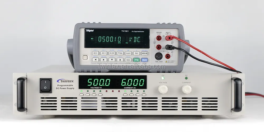 Fuente de alimentación CC de laboratorio, programable, alta potencia, 5kW, CA a CC, 20V, 30V, 60V, 100V, 50A/200V, 25A/500V, 10A, 5000W, 600V, 400V, 300V