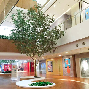 Bán Nhà Máy Cung Cấp Lá Nhân Tạo Phong Cách Mới Lá <span class=keywords><strong>Ficus</strong></span> Cây Banyan - Product Image 2