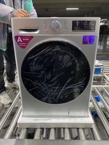 Machine à laver à chargement frontal de 9kg avec moteur à entraînement <span class=keywords><strong>direct</strong></span> à inverseur appareils ménagers entièrement automatiques bouton chromé grande porte chromée - Product Image 5