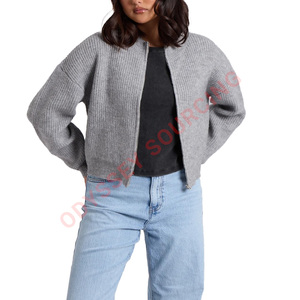 Suéter Cárdigan Versátil para Mujer con Cierre Completo, 100% Algodón, Grueso para Invierno, con Textura Duradera, Atractivo Elegante, Apto para Uso en la Oficina - Product Image 5