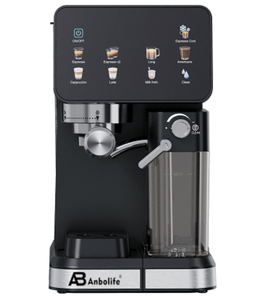 Anbolife Nuovissima <span class=keywords><strong>Macchina</strong></span> da <span class=keywords><strong>Caffè</strong></span> Professionale, Miglior <span class=keywords><strong>Macchina</strong></span> per Espresso <span class=keywords><strong>con</strong></span> 20 Bar di Pressione e Montalatte per Uso Commerciale - Product Image 1