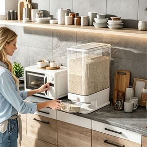Contenedor de Arroz con Tapa a Presión 2026, Hermético, a Prueba de Insectos y Humedad, para Almacenamiento de Granos en el Hogar - Product Image 2